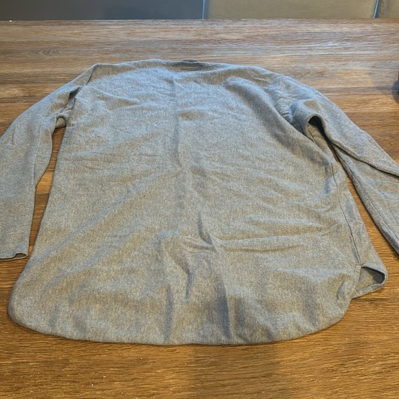 MICHAEL Michael Kors Woman Long sleeve shirt Medium Gray Cotton Viscose Nylon - Picture 5 of 7